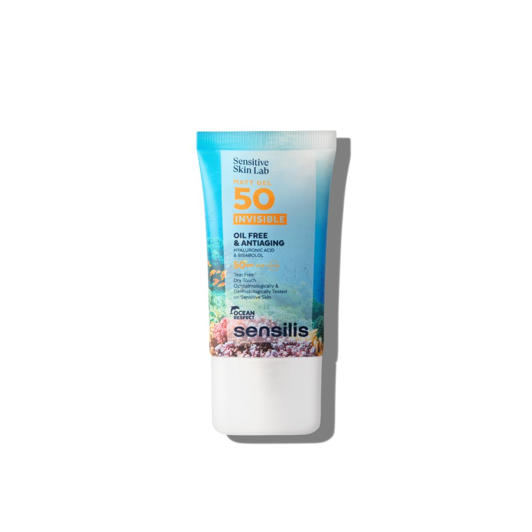 Sensilis Matt Gel SPF50 40ml - Proteção Solar Avançada Invisível com Textura Mousse Aveludada