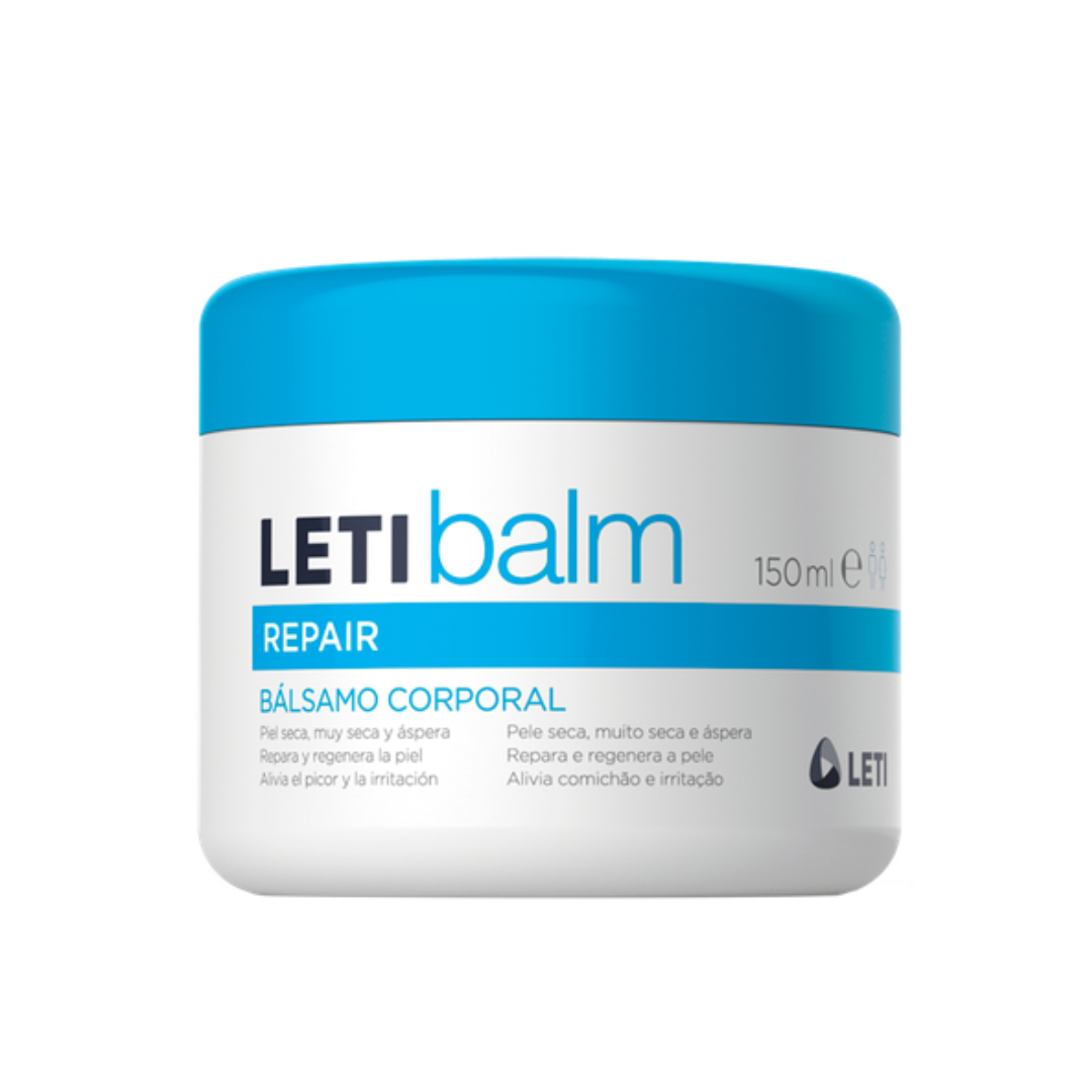 LETIbalm Bálsamo corporal 150ml  - Reparação Profunda e Hidratação Duradoura para Pele Seca e Áspera