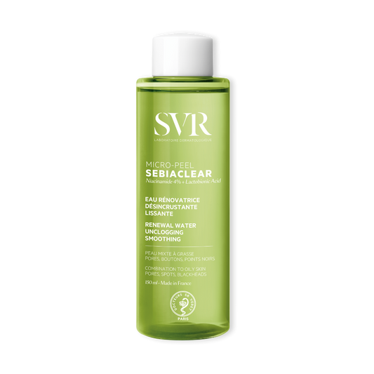 SVR  Sebiaclear Micro-Peel 150ml - Para uma Pele Radiante e Desobstruída