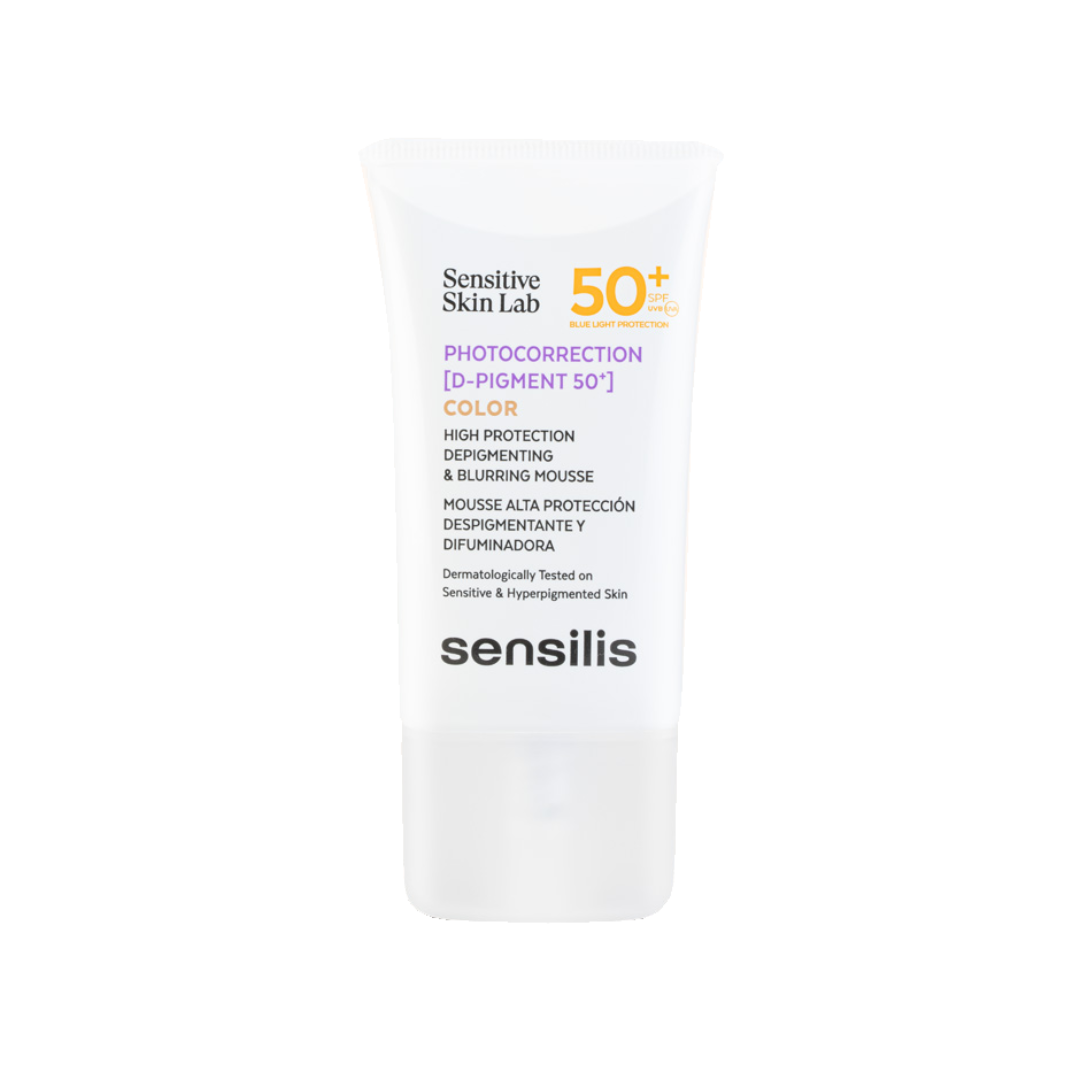 Sensilis Photocorrection [D-PIGMENT 50+] 40ml - Proteção Solar e Correção de Manchas em Peles Sensíveis Hiperpigmentadas