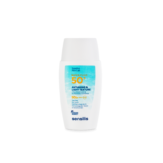 Sensilis Water Fluid SPF50+ 40ml - Proteção Avançada e Leve Contra os Raios Solares