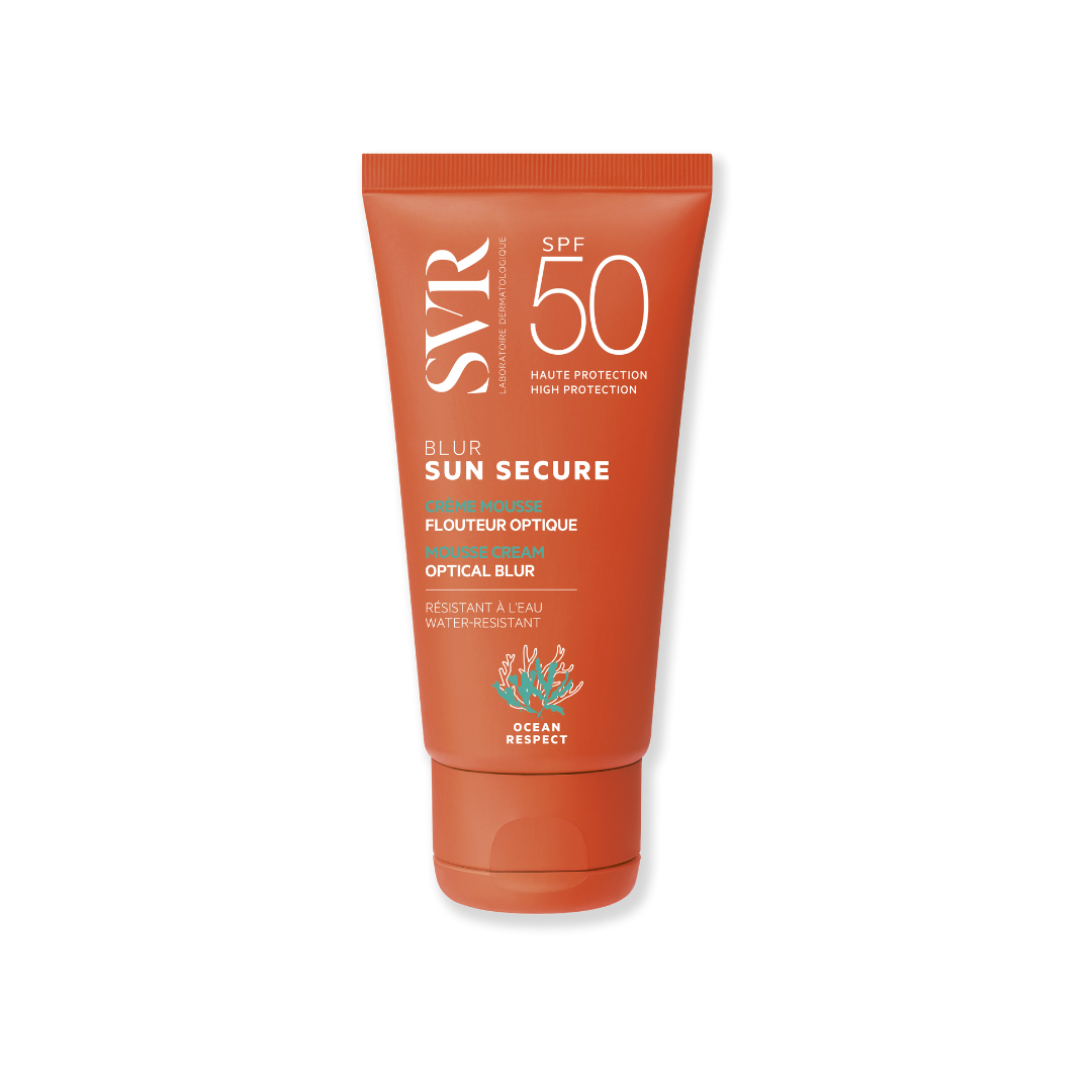 SVR Sun Secure Blur SPF50+ Bio 50ml - Proteção Solar e Beleza num Creme Mousse Revolucionário