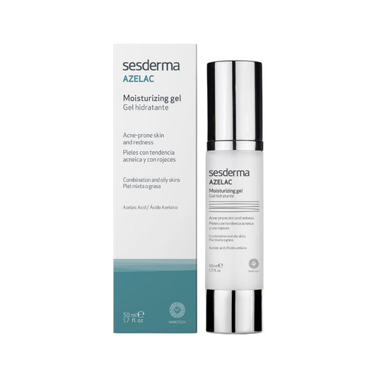 SESDERMA Azelac Gel Hidratante 50ml - Para Pele Sensível e com Vermelhidões - Hidratação Intensa