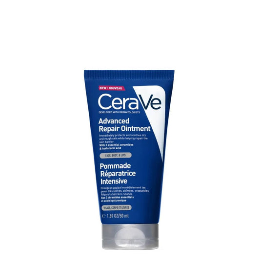 Cerave Bálsamo Reparador Avançado 50ml: Hidratação e Reparação para Pele Seca e Gretada