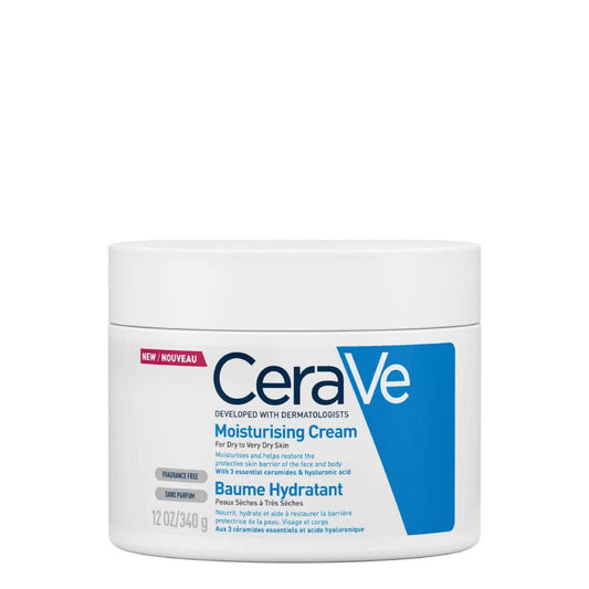 Cerave Moisturising Cream Creme Hidratante Nutritivo: Hidratação Máxima para Pele Seca a Muito Seca