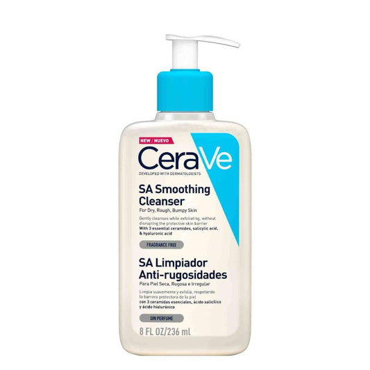 Cerave SA Smoothing Cleanser Gel de Limpeza: Renovação Suave para uma Pele Mais Lisa e Uniforme