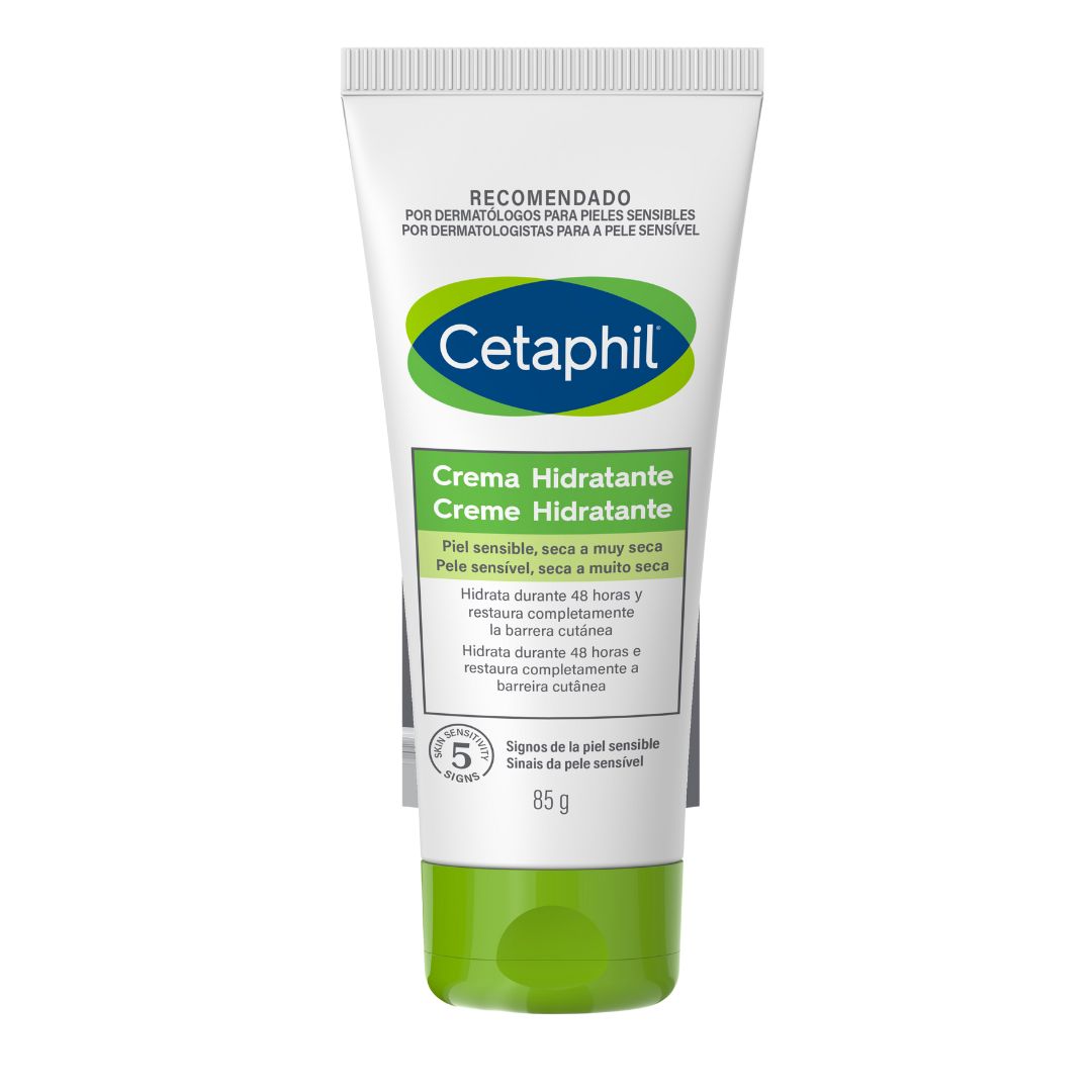 Cetaphil® Creme Hidratante 85g - Hidratação Intensa para Pele Sensível e Seca