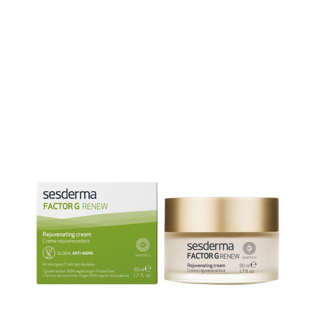 Sesderma Factor G Renew Creme Regenerador 50ml - Hidratação Intensa e Antienvelhecimento para Pele Normal a Seca