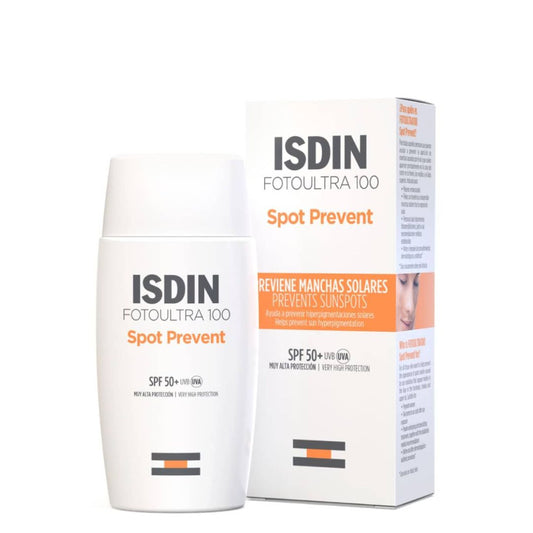 Isdin FotoUltra 100 Spot Prevent SPF50+ 50ml: Proteção Solar Máxima para Prevenir Manchas