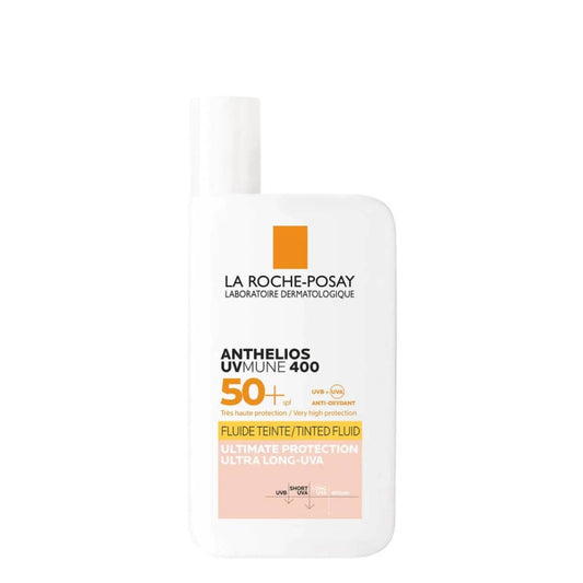 La Roche-Posay Anthelios UVmune 400 SPF50+ Fluido com Cor 50ml - Proteção Solar com Cor para Pele Normal a Mista e Sensível