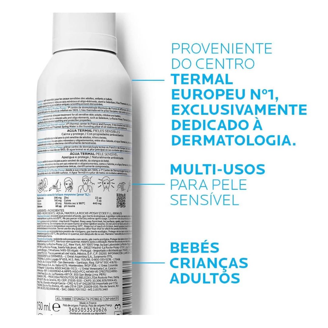 La Roche-Posay Água Termal - Hidratação e Calmante para Rosto e Corpo