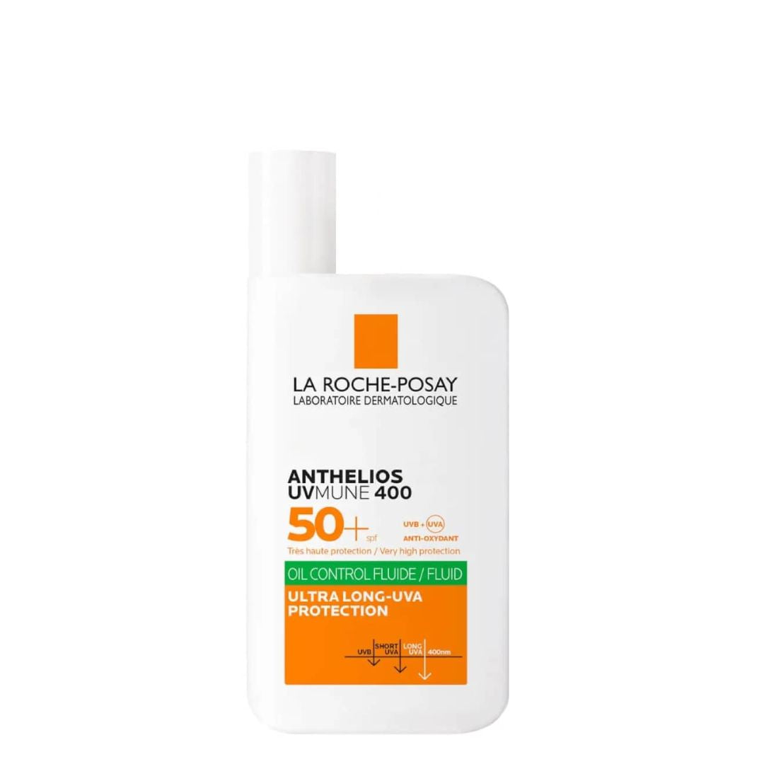 La Roche Posay Anthelios UV-Mune 400 Oil Control SPF50+ 50ml - Protetor Solar Leve para Pele Mista a Oleosa Sensível