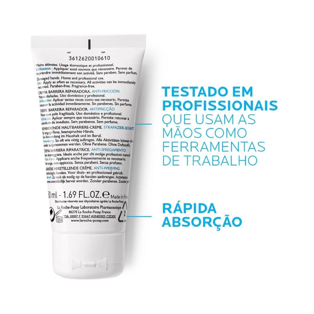 La Roche Posay Cicaplast Mains Creme de Mãos 50ml: Reparação e Proteção