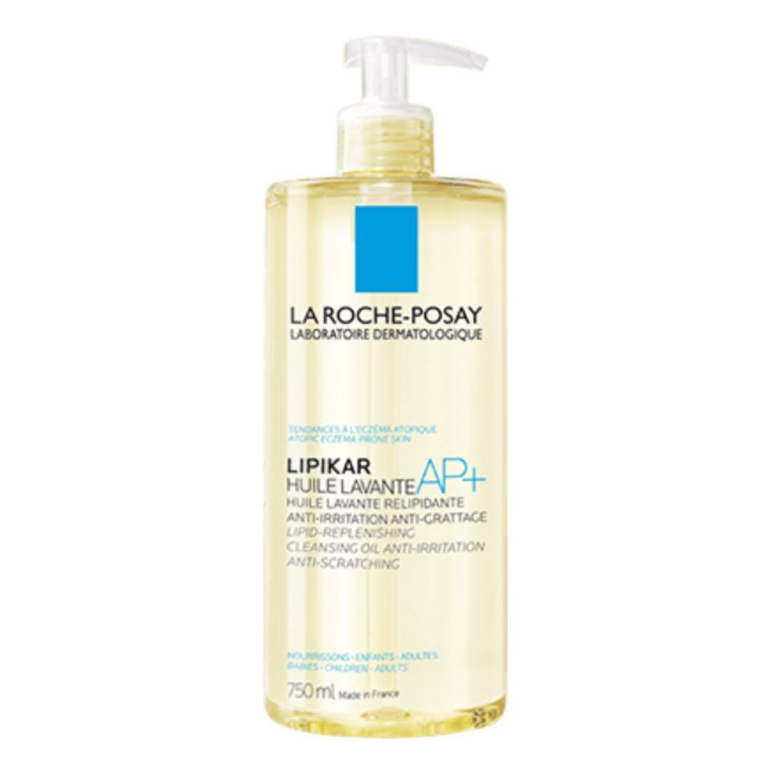 La Roche Posay Lipikar Óleo Lavante AP+ 750ml: Limpeza Suave e Reparação para Peles Sensíveis