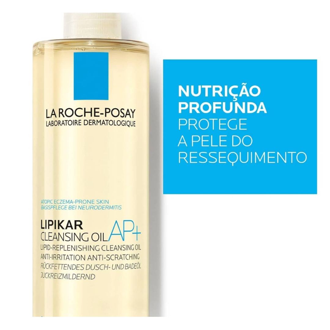 La Roche-Posay Lipikar Óleo Lavante 750ml: Nutrição e Conforto para Corpo e Rosto Lipikar Óleo Lavante AP+ 750ml: Limpeza Suave e Reparação para Peles Sensíveis