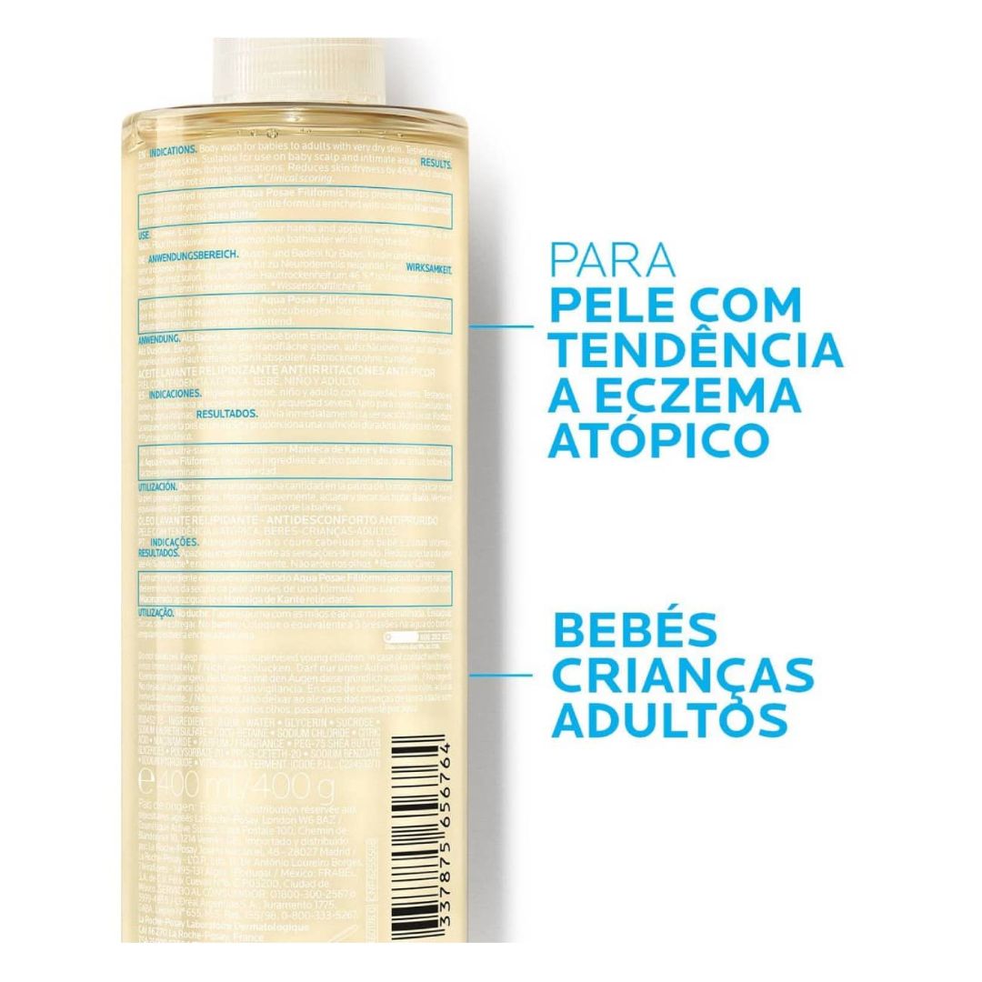 La Roche-Posay Lipikar Óleo Lavante 750ml: Nutrição e Conforto para Corpo e Rosto Lipikar Óleo Lavante AP+ 750ml: Limpeza Suave e Reparação para Peles Sensíveis