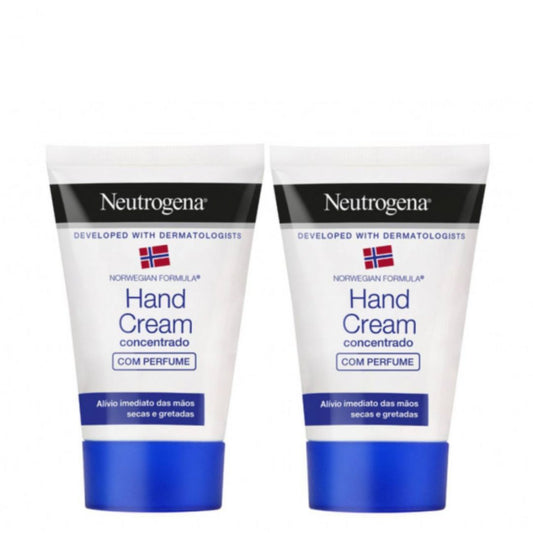 Neutrogena Creme de Mãos Concentrado 2x50ml: Hidratação Intensa para Mãos Secas