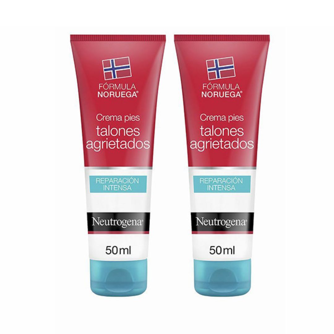 Neutrogena Creme Reparação Intensa Calcanhares Gretados 2x50ml - Hidratação e Suavidade para os Pés