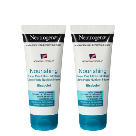 Neutrogena Creme de Pés Secos Ultra-Hidratante 2x100ml - Hidratação Profunda para Pés Secos e Gretados