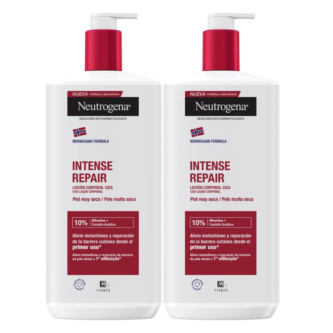 Neutrogena Pack Loção Corporal Reparação Intensa 2x750ml - Pele Seca e Irritada