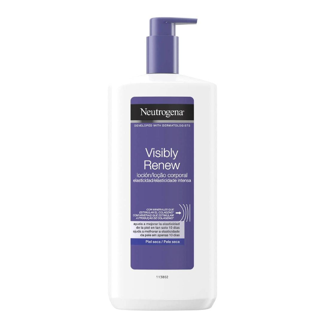 Neutrogena Visibly Renew Loção Corporal Elasticidade Intensa 750ml - Para uma Pele Hidratada e Firme