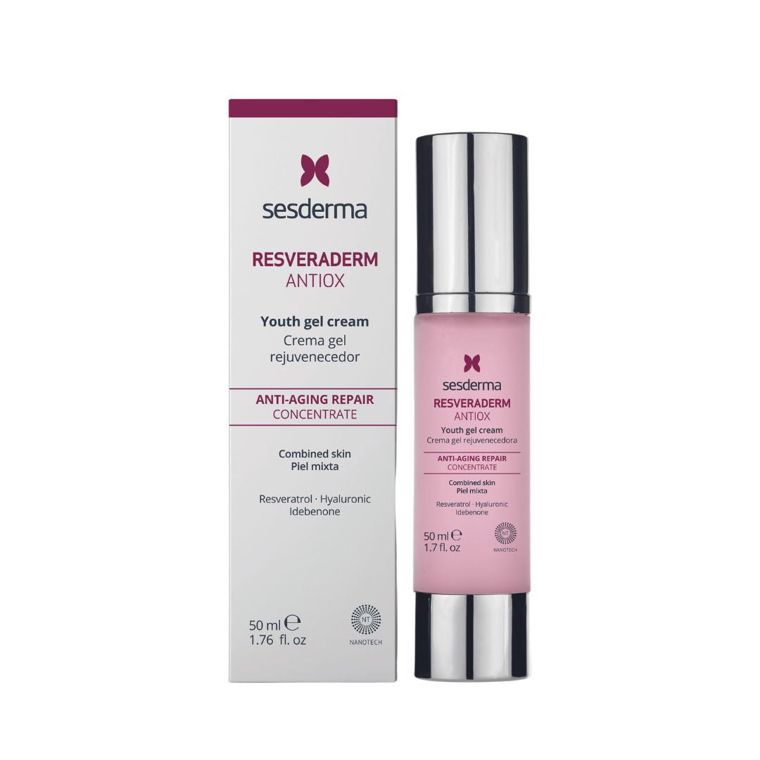 Sesderma Resveraderm Antiox Creme Gel 50ml: Tratamento Antioxidante e Hidratante para Peles Mistas a Oleosas