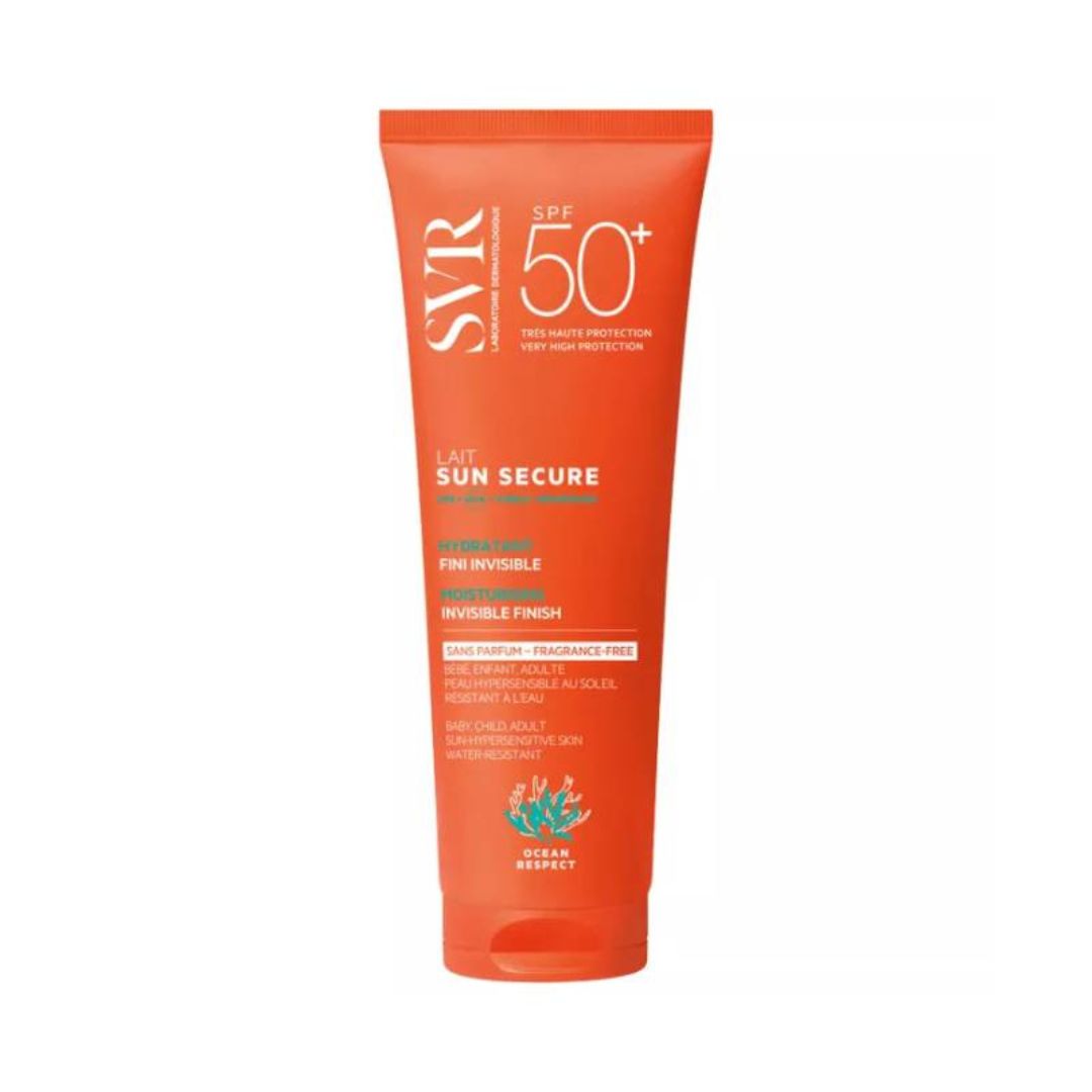 SVR Sun Secure Lait SPF50+ Sem Perfume 250ml - Proteção Solar para Pele Toda a Família