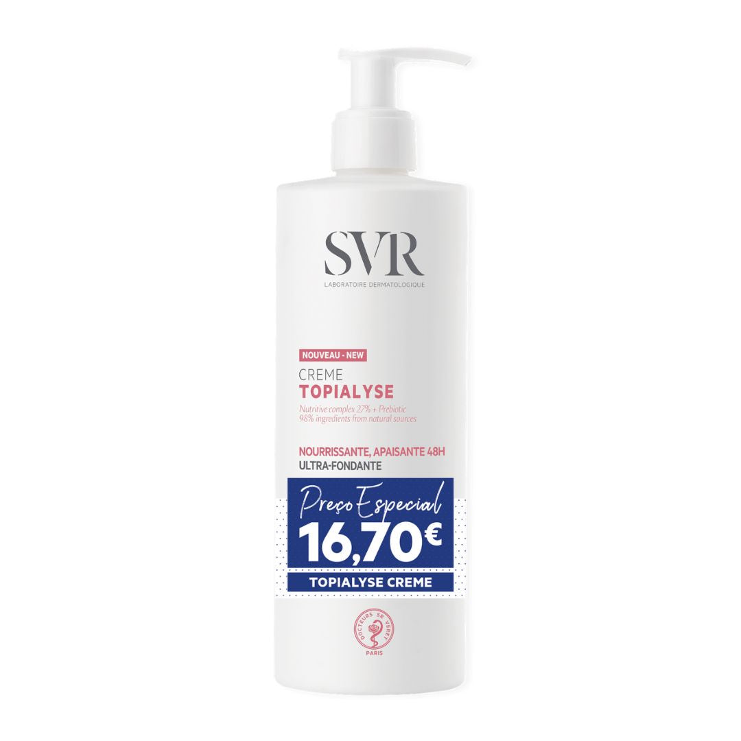 SVR Topialyse Creme Ultra-Nutritivo Preço Especial 400ml - Hidratação Intensiva para Pele Seca e Atópica