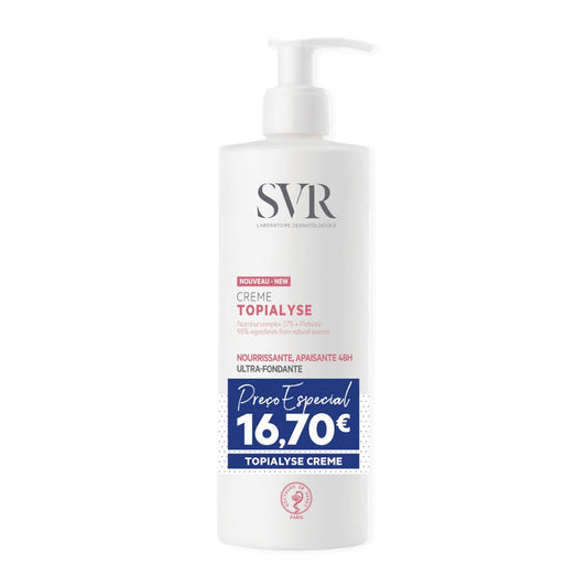 SVR Topialyse Creme Ultra-Nutritivo Preço Especial 400ml - Hidratação Intensiva para Pele Seca e Atópica