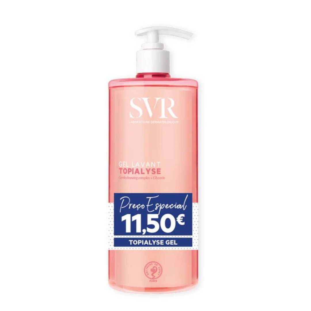 SVR Topialyse Gel Lavante - Limpeza Suave para Pele Seca e Sensível