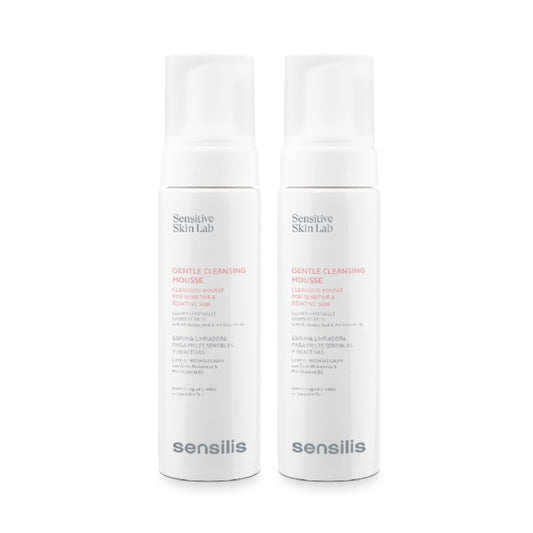 Sensilis Gentle Cleansing Mousse Pack 2x200ml: Espuma de Limpeza Suave para Pele Sensível