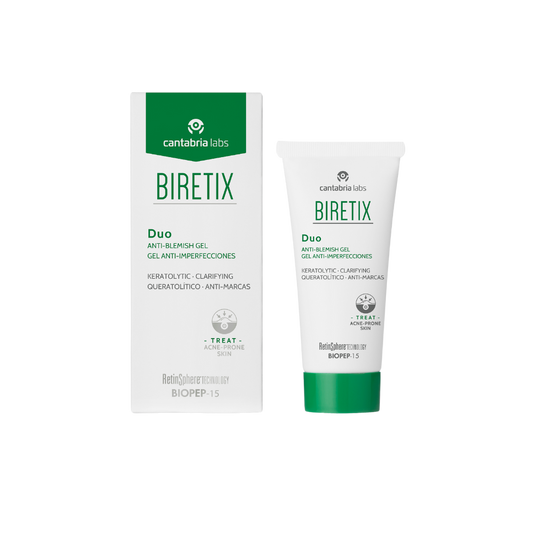 Cantabria Biretix Duo Gel Anti-Imperfeições 30ml - Renovação e Purificação para Pele Oleosa