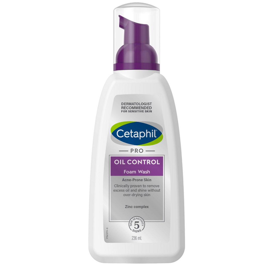 Cetaphil® PRO Oil Control Espuma de Limpeza 236ml- Limpeza Diária para Peles Oleosas