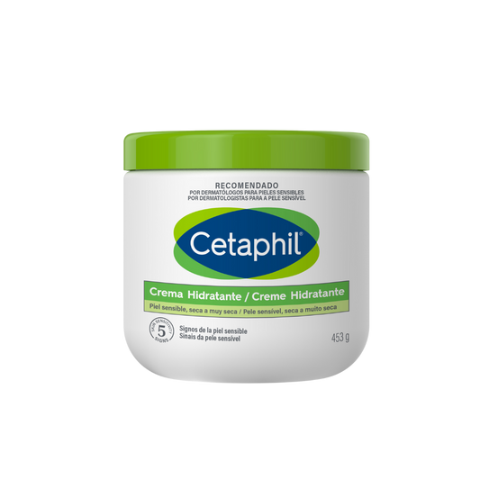 Cetaphil® Creme Hidratante 453g- Hidratação Intensa para Pele Sensível e Seca