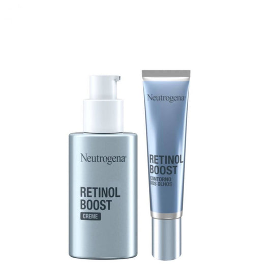 Neutrogena Coffret Retinol Boost Creme 50ml + Creme de Olhos 15ml: Rejuvenescimento Anti-Idade