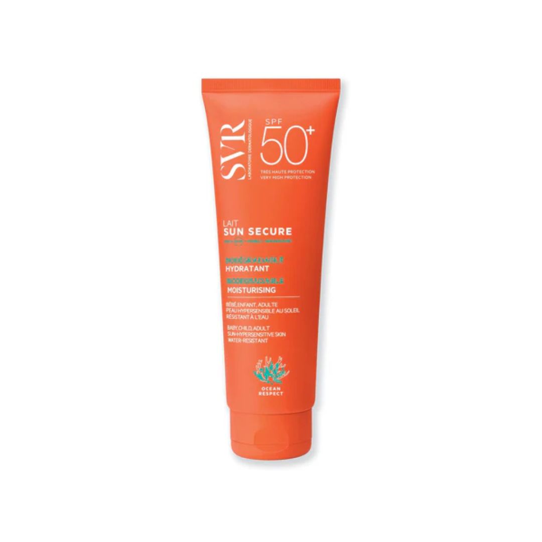 SVR Sun Secure Lait SPF50+ 250ml -  Proteção Solar Muito Elevada e Hidratação para Toda a Família