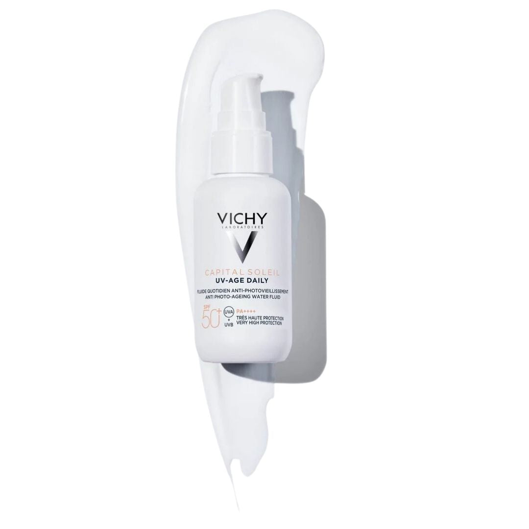 Vichy Capital Soleil UV-Age Daily Fluido SPF50+ 40ml - Proteção Solar Diária contra o Fotoenvelhecimento